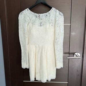 BHLDN Lace Wedding Romper